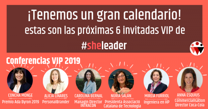 Nuestras seis invitadas a las conferencias VIP