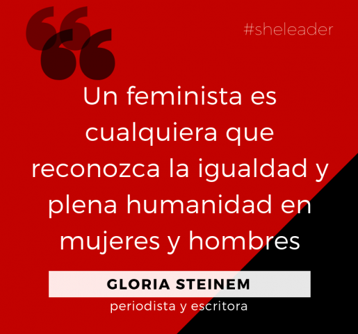 Un feminista es cualquiera que reconozca la igualdad y plena humanidad en mujeres y hombres